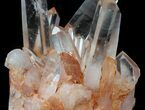 Tangerine Quartz Crystal Cluster - Madagascar #58872-7
